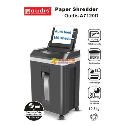 Máy hủy giấy Oudis A7120D